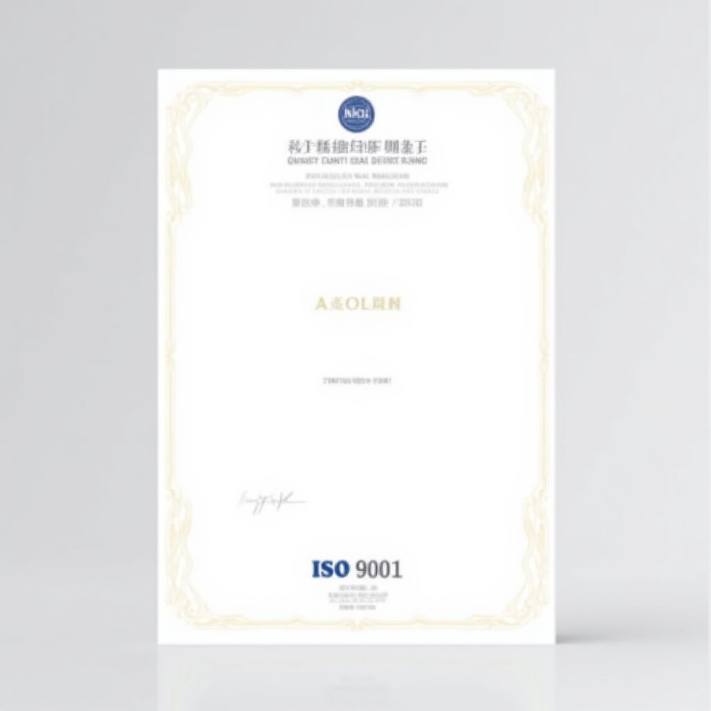 Certification ISO 9001